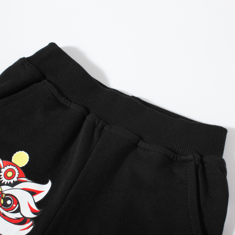 Pantalones cortos de estilo chino para niños, modelo 2026, pantalones casuales para bebés, pantalones de algodón puro de cinco puntos, ropa infantil al por mayor image 6