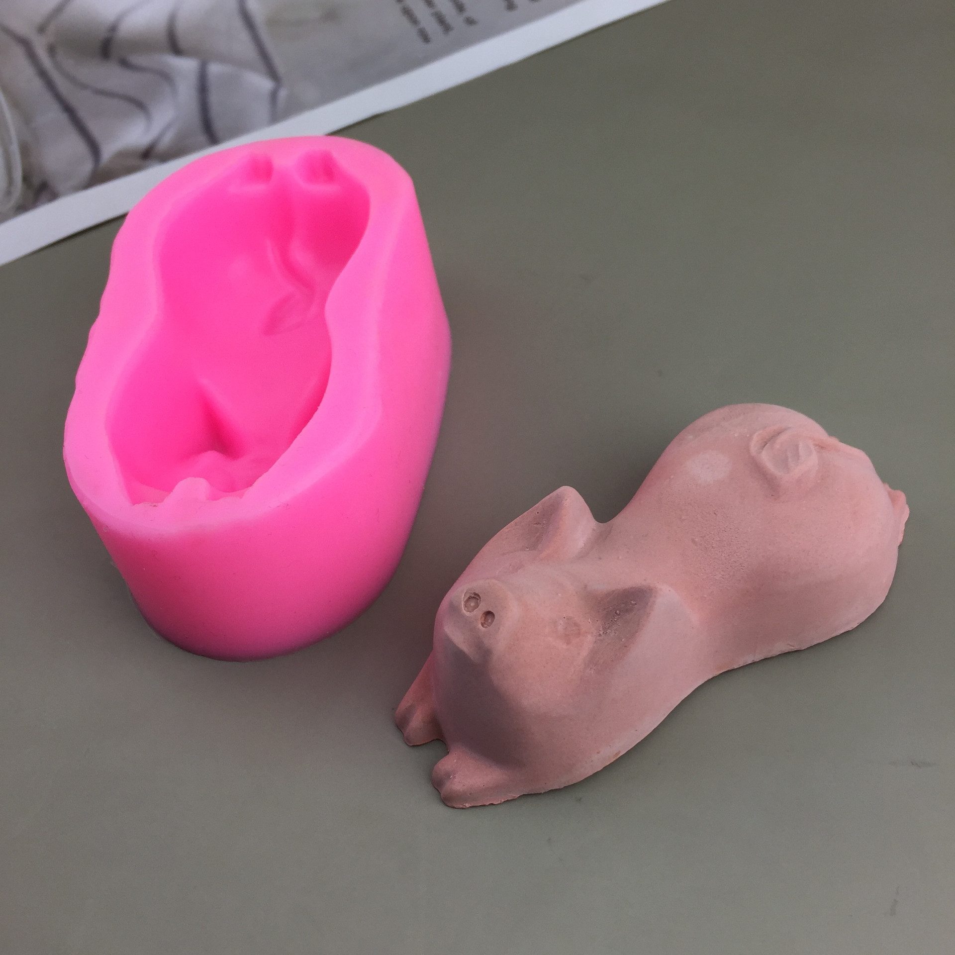 3D стерео маленький поросенок мусс мороженое силиконовая форма для выпечки торта с сахаром шоколадный декоративный инструмент торт