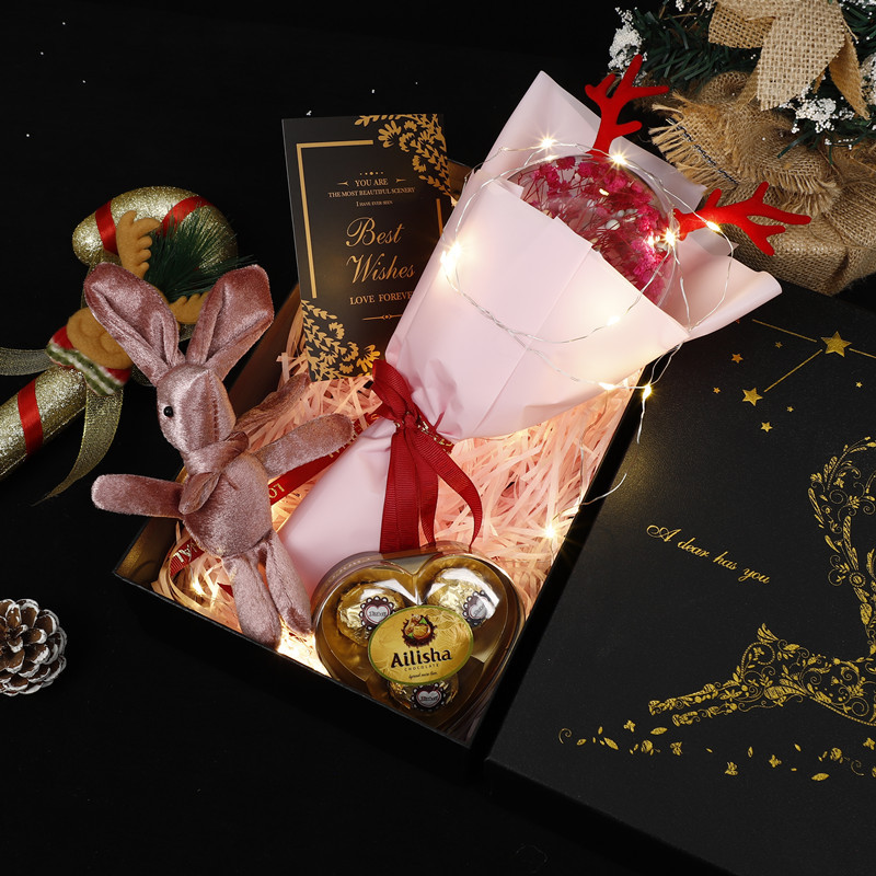 【樱粉发箍款】满天星球+巧克力+许愿兔