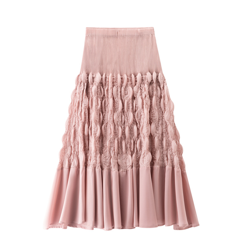 Small design elegant summer pleated skirt