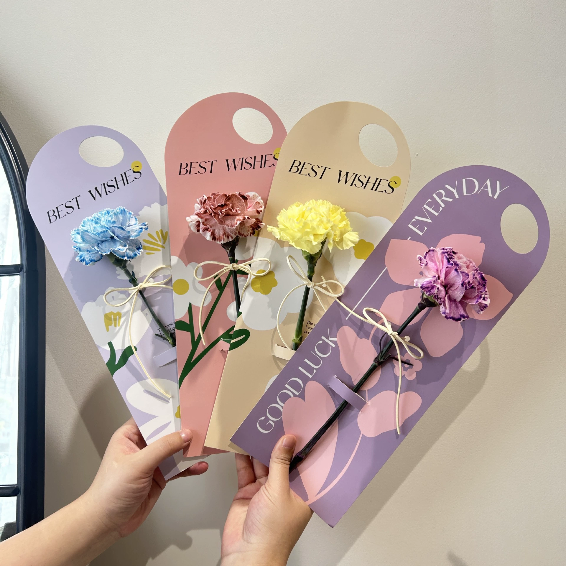 Подарочная коробка для цветов на День святого Валентина, маленькая, ручная, с открыткой, для букетов, упаковка для цветочных композиций, подарочная коробка для цветов, сумка для букетов, ручная коробка для цветов