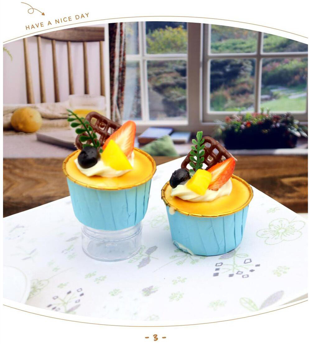 Cake Pattern Simple Style Cake Pvc Self-adhesive Refrigerator Magnet Pendant
