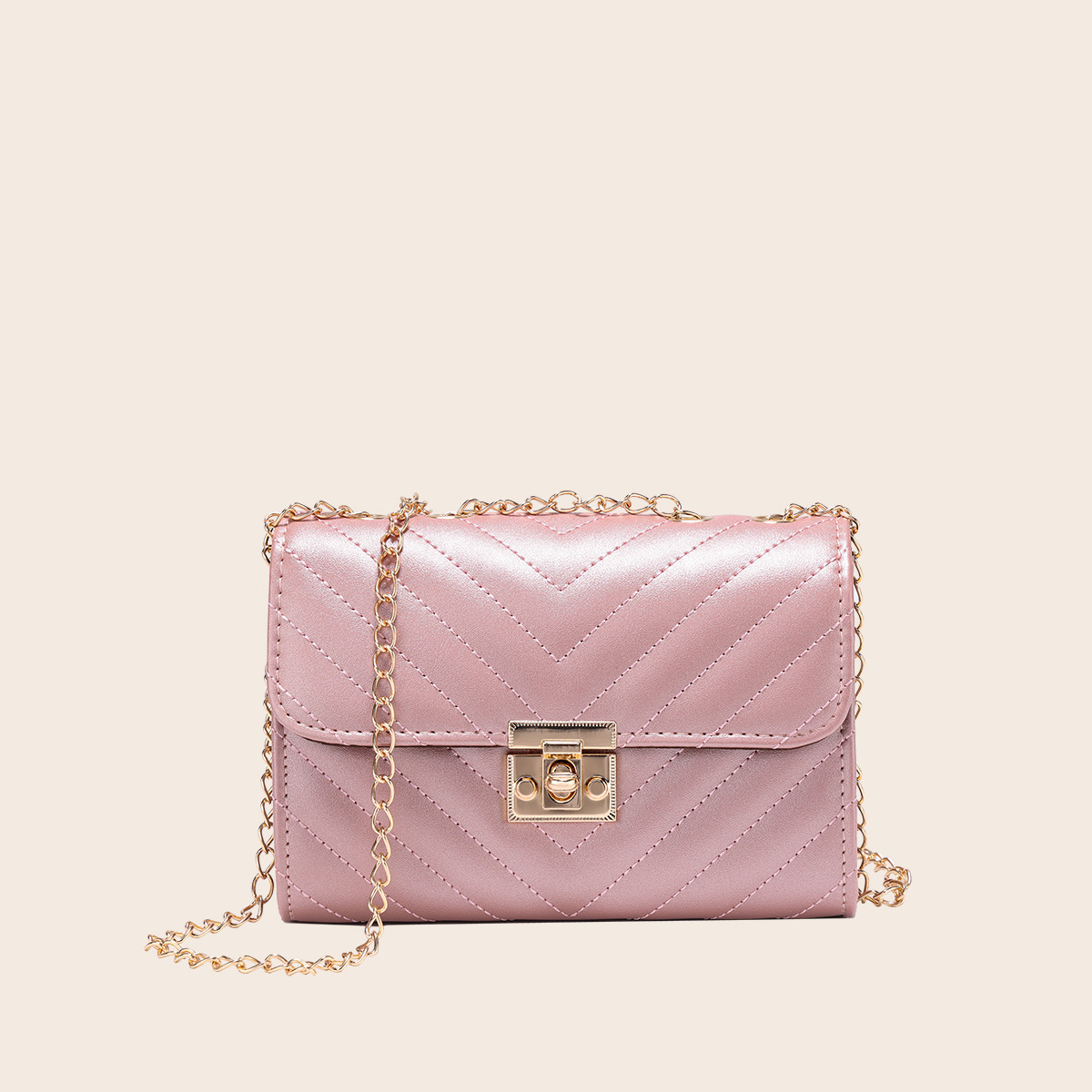 Bolso de mujer 2021 nuevo bolso cuadrado de cadena bordada, bolso casual, pequeño mochila claro, comercio exterior