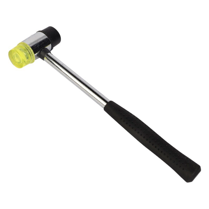 Многофункциональный молоток для укладки напольной плитки, ручной работы, с резиновой рукояткой, оптом от производителя, для забивания и протирки.