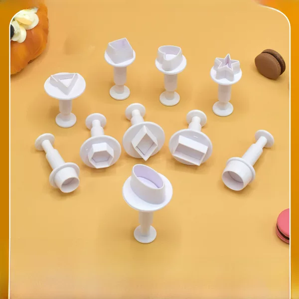 Factory simulation baking tool DIY basic modeling simple geometric figure press biscuit mold spring mold
