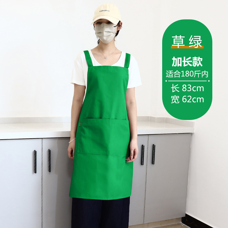 Transfronterizos Amazon publicidad delantal de lona logo personalizado cocina ropa de trabajo de cocina casa delantal impermeable al por mayor