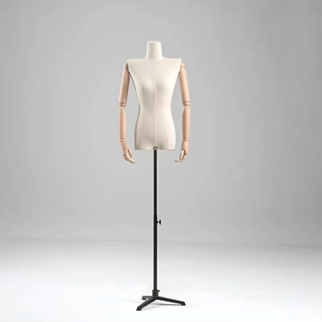 Modelo de busto femenino accesorios hombros planos estante de ropa de estilo coreano estante de ventana maniquí estante de exhibición de cuerpo humano