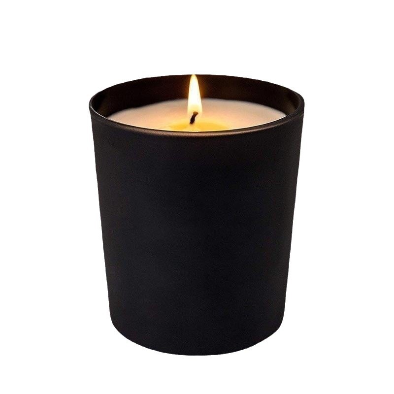 Vaso de vidrio retro colorido para velas de 200 ml, portavelas de vidrio, vaso vacío con tapa, frasco transparente para velas aromáticas