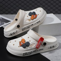 Men's Summer Outdoor Sporty Slip-on Shoes with Soft Sole, Comfortable and Non-slip Beach Sandals