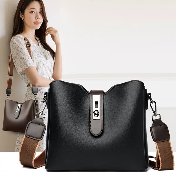 2026 Autumn New Popular Live-Stream Item Simple Versatile Bucket Cross-Border Single-Shoulder Light Luxury High-End Handbag Women's Bag