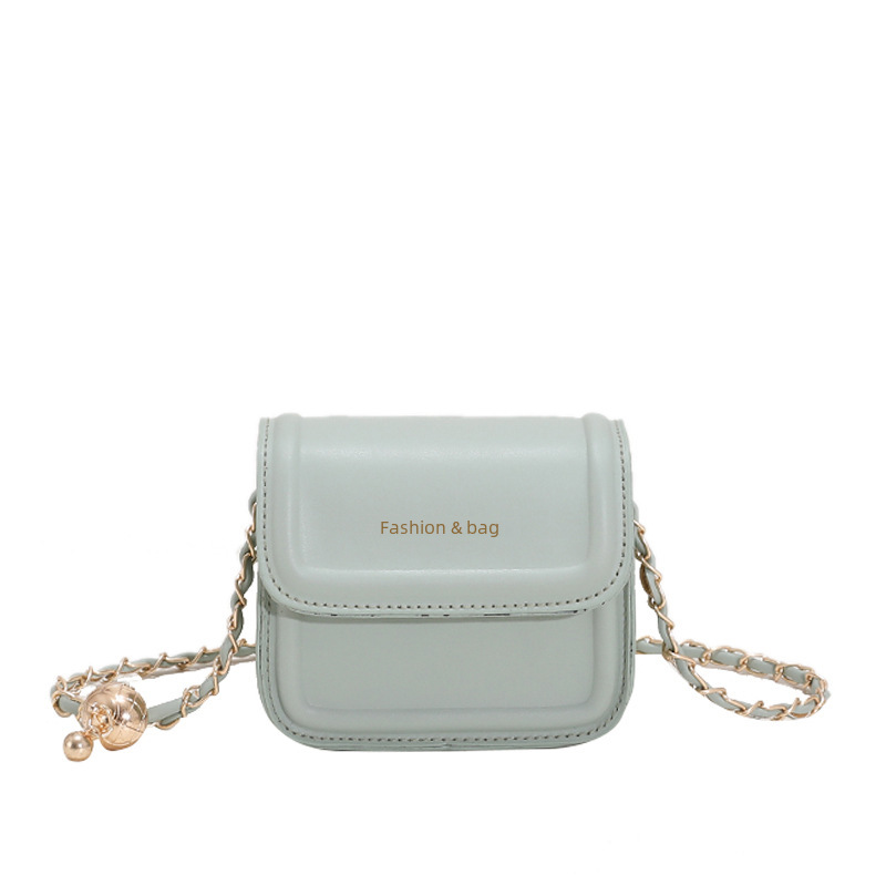 Mini borsa in stile coreano da donna, estate 2022, nuova borsa a tracolla semplice alla moda, trama, piccola borsa quadrata casual alla moda_voghion.com