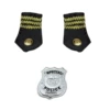 Hat emblem*1+shoulder chapter*1 pair