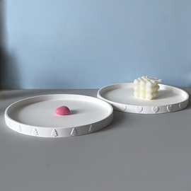 圣诞树爱心图片硅胶模具EVA海绵垫子托盘石膏滴胶模具节日装饰