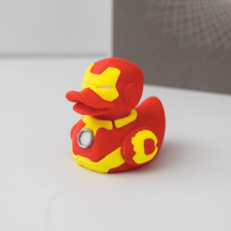 跨境3d打印鸭子合集蜘蛛侠鸭金刚狼钢铁侠鸭创意玩具个性摆件礼物|undefined