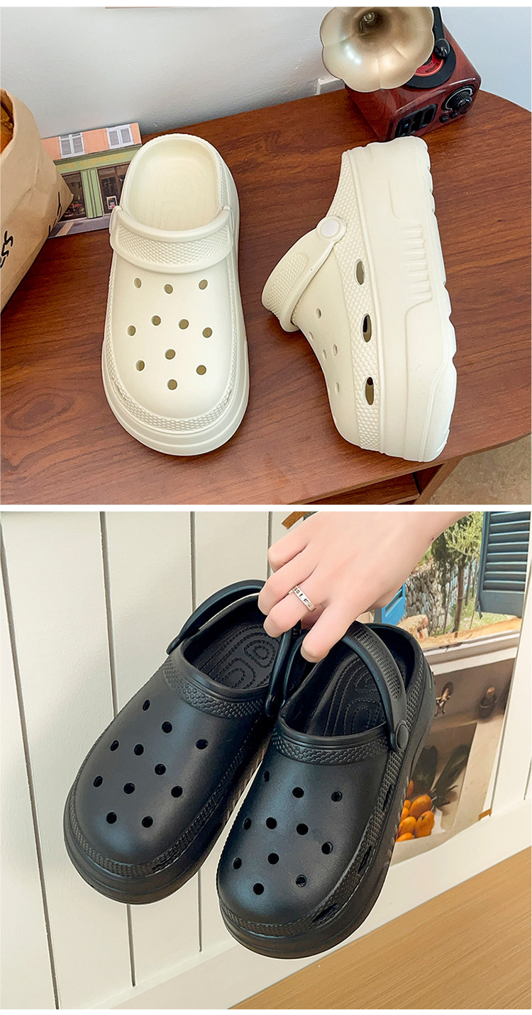 Women's Platform Beach Clogs Non-slip Eva Sandals For Summer_voghion.com
