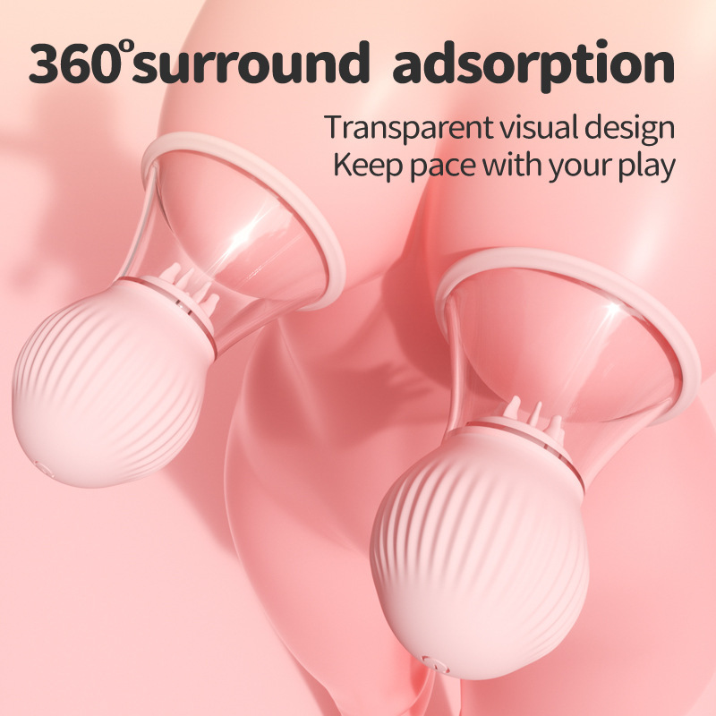 Breast Massager 360 ° Surround Vacuum Adsorption Massage APP Remote Control Silent Waterproof Masturbator Sex Toys_voghion.com