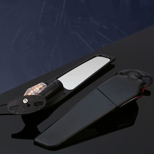 Cross-Border Motorcycle Modification Suitable for Kawasaki Yamaha Honda Ducati Universal Fixed Wing Rearview Mirror Spoiler