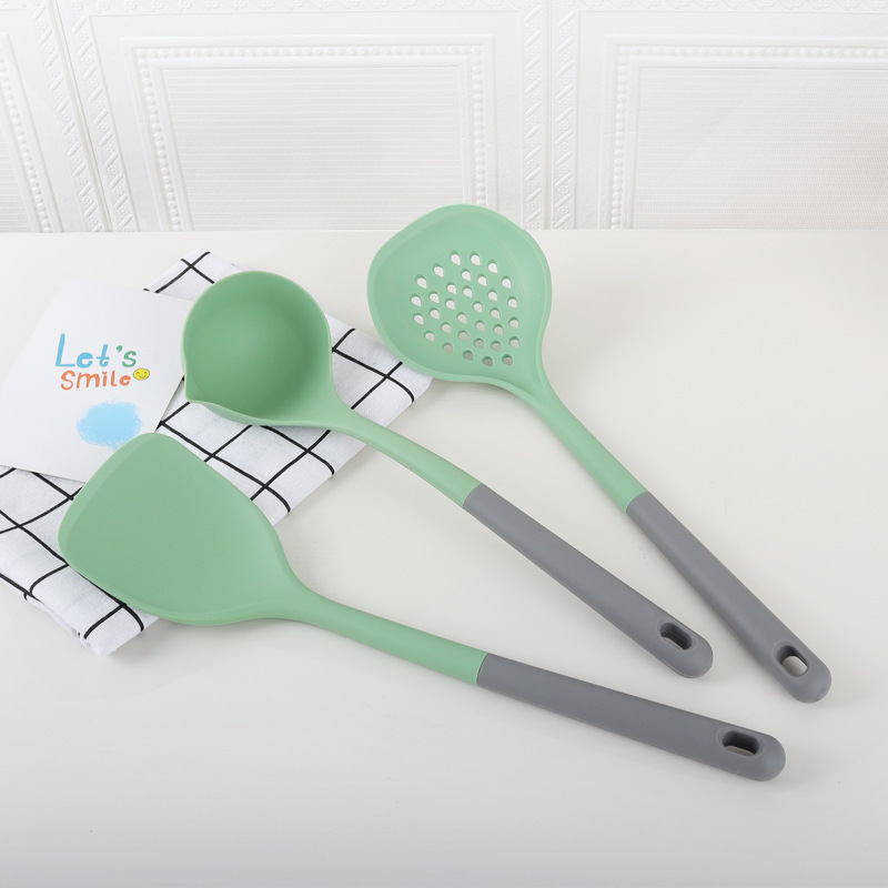 El mango alargado de la olla de cocina de silicona antiadherente especial de la olla de cocina de cocina de silicona resistente a altas temperaturas