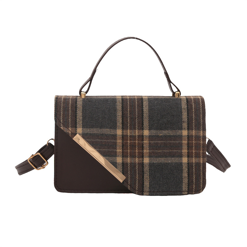 Bolso de mujer 2024 nueva moda retrógrada bolso cuadrado pequeño nicho de diseño universal bolso de hombro mochila