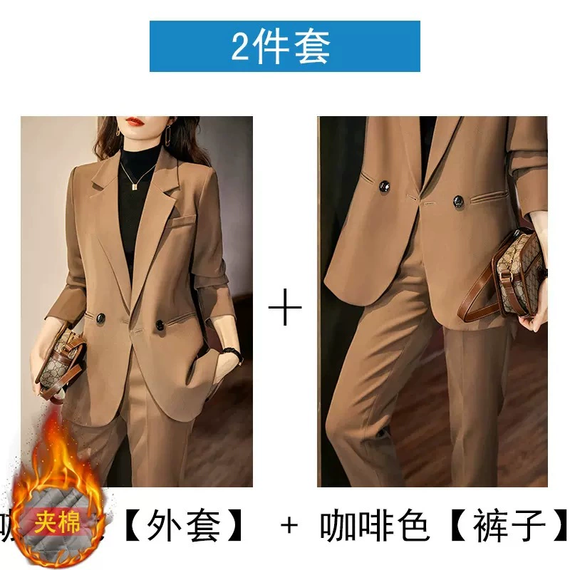 Сексуальная стеганая демисезонная классическая куртка-suit, сет, утолщение, корейский стиль