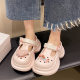 2025 New Sweet Love Dachshund Dog Hole Shoes Women's Cute All-match Sandals and Slippers Casual Comfortable Baotou Slippers