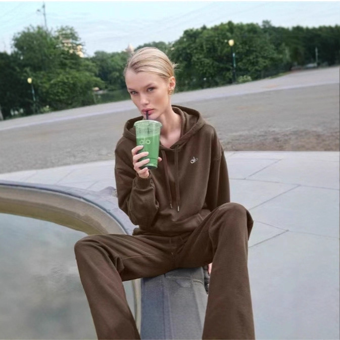 2025A1O Replica Sports Hooded Sweatshirt with Logo, Loose Fit, Unisex Casual Sweatshirt Set