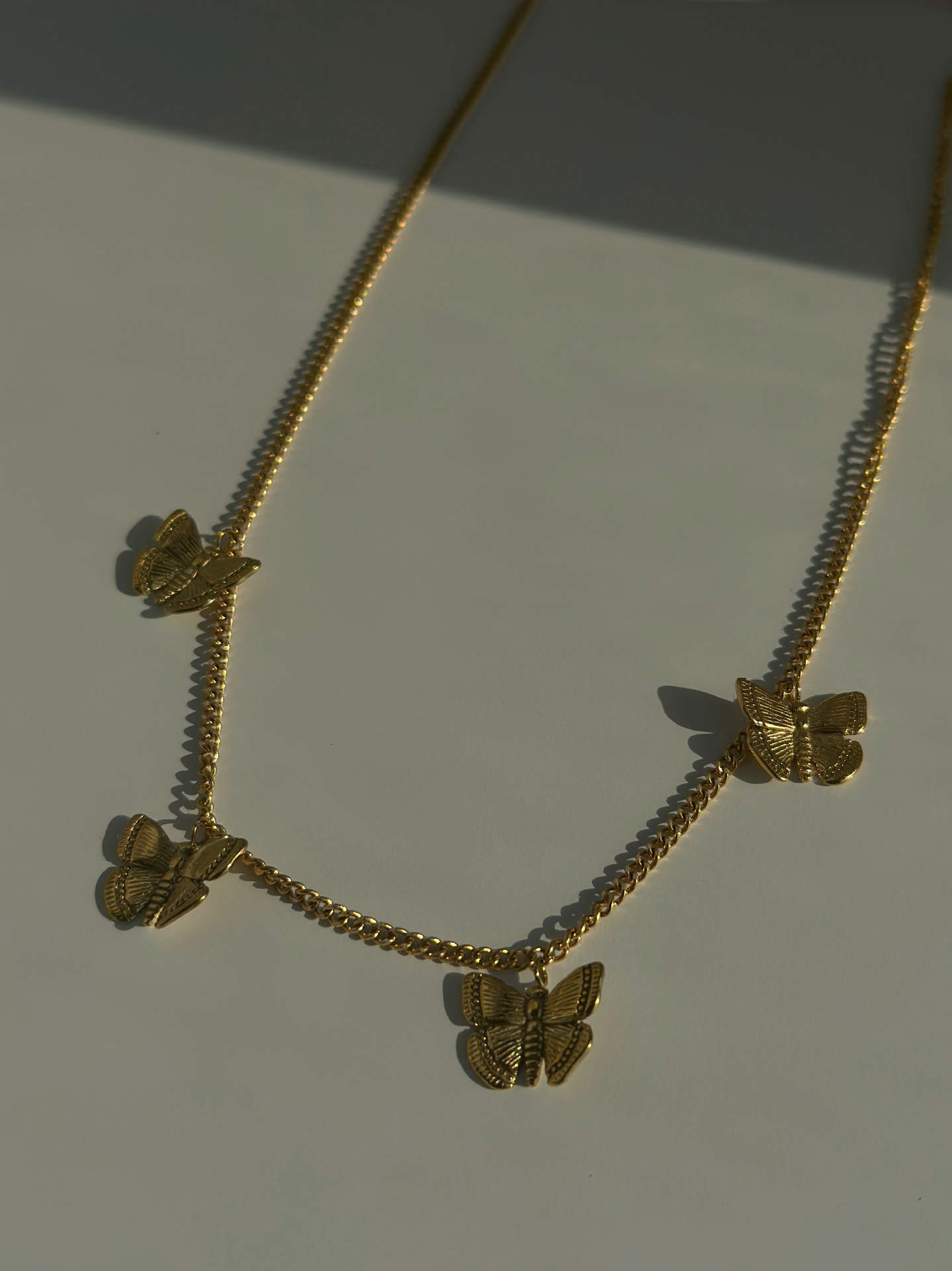 Wholesale Fairy Style Butterfly Titanium Steel Necklace_colorza_8