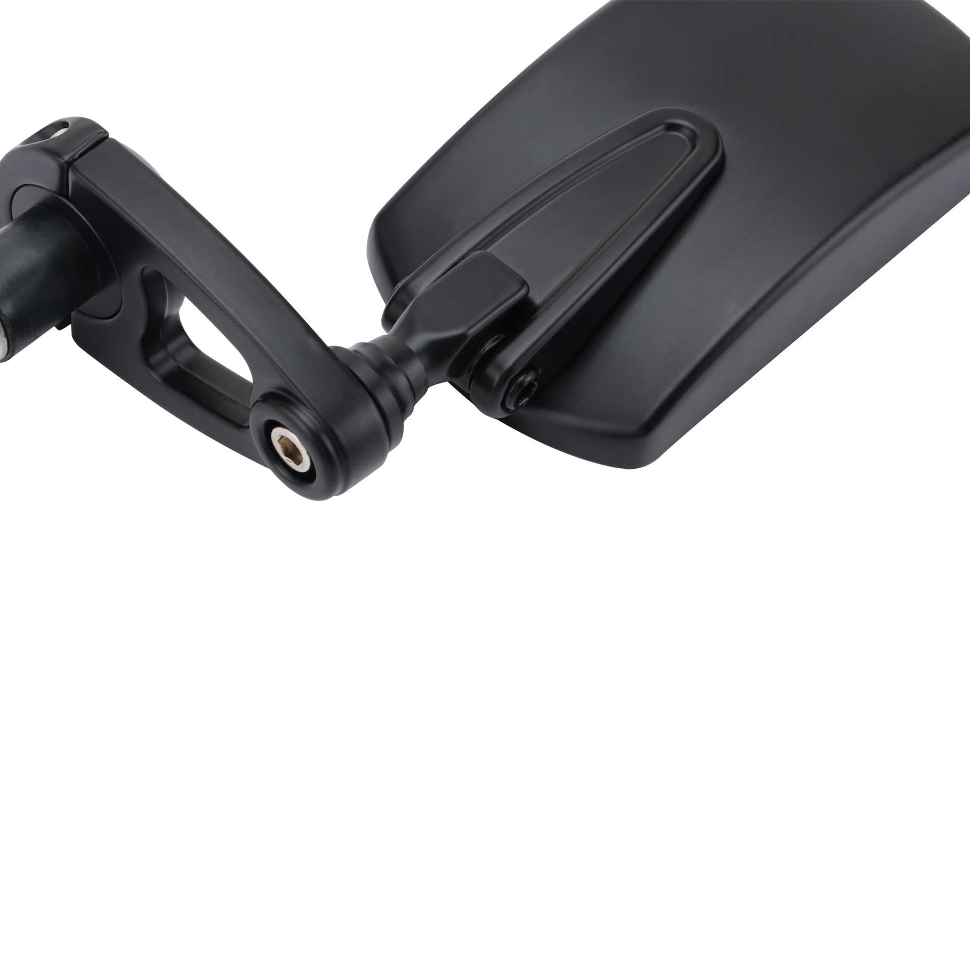 GOOFIT rearview mirror suitable for motorcycle 360 ° adjustable 17-19mm handle mirror rearview mirror black