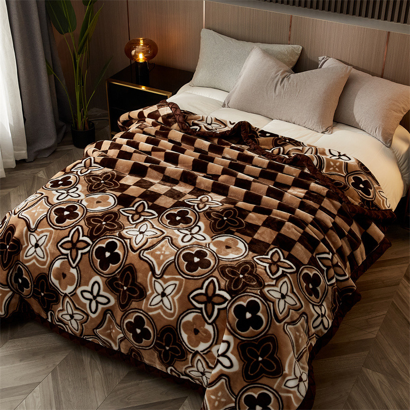 2024 nueva manta raschel gruesa