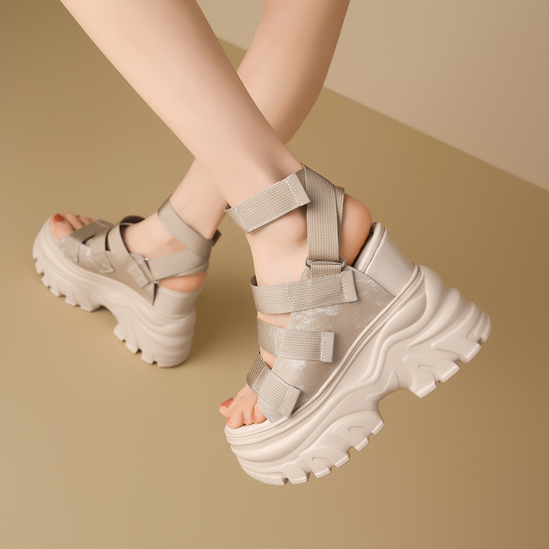 Giày cao gót nữ đế xuồng platform da thật, gót 14 cm, dáng nhỏ — Màu đen