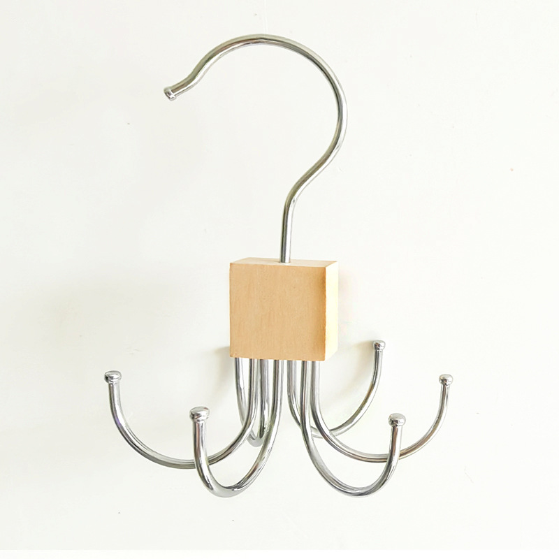 Percha multifuncional percha percha multicapa percha 6 garras 8 ganchos 10 abrazaderas percha plegable sombrero cinturón percha ropa interior gancho de almacenamiento