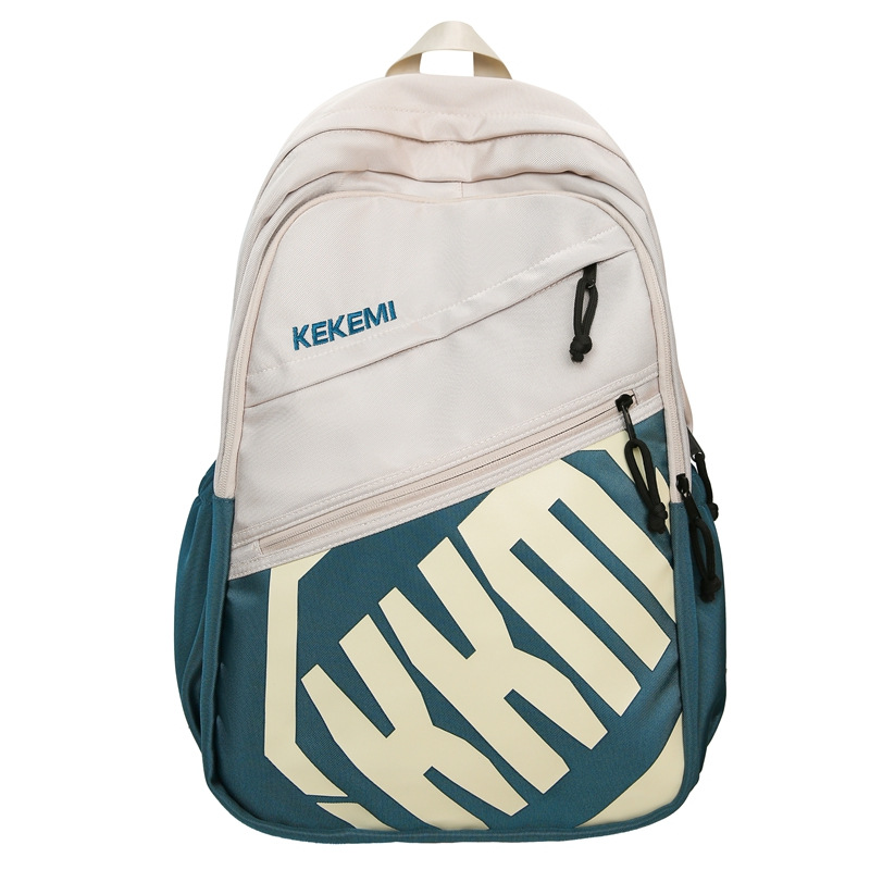 Mochila escolar 2025 nueva marca de moda para estudiantes universitarios Mochila de viaje por computadora de gran capacidad para estudiantes de secundaria y preparatoria