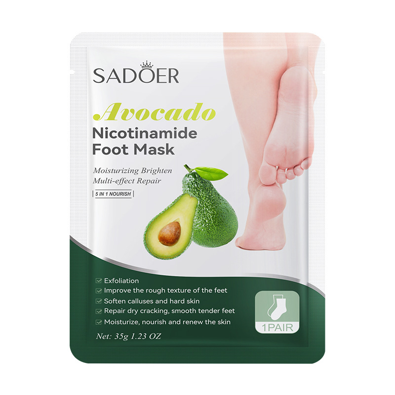 Transfronterizo Sadoer leche de cabra nicotinamida máscara de mano máscara de pie de otoño e invierno hidratación spot fábrica de comercio exterior venta directa image 13
