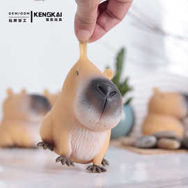 爆款卡皮巴拉大水豚网红解压玩具休闲捏捏新款动物发泄减压批发