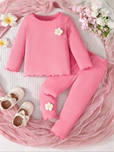 T 94729 Baby Girl Floral Sleeve Set Ůͯ������װ �羳ŷ����