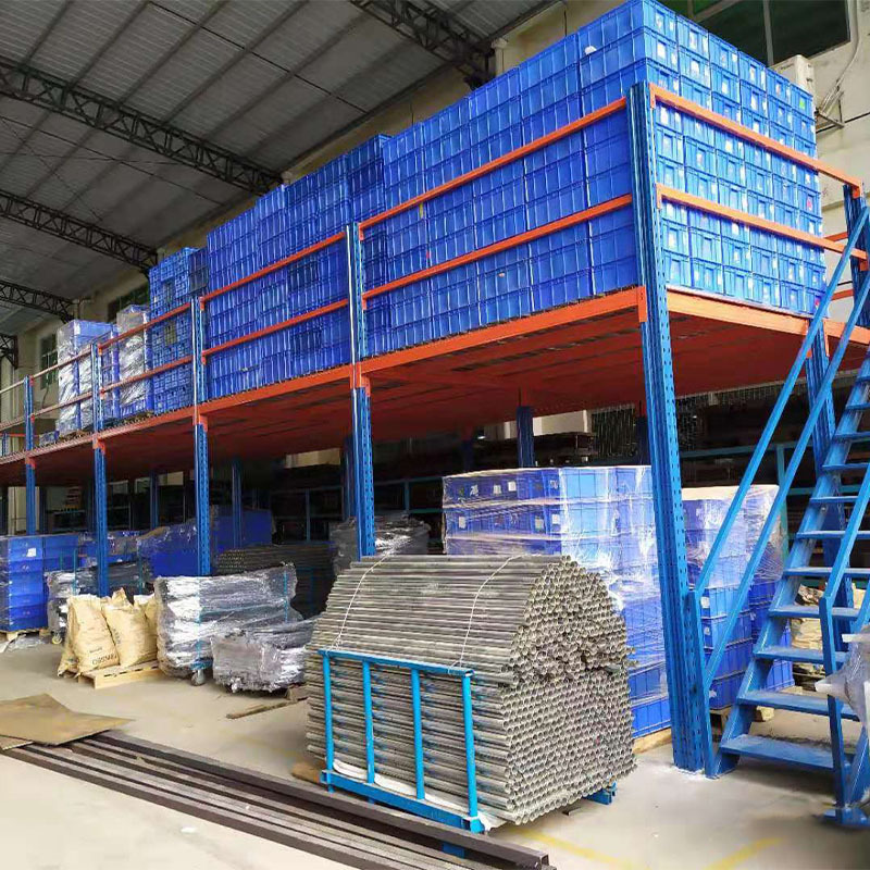 Factory Mezzanine Shelf Platform Warehouse Heavy Duty Multi-Layer Mezzanine Shelf Double-Deck Structure Mezzanine Platform
