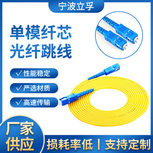 Optical jumper cable single core/double core optical fiber jumper pigtail SC-SC/FC/LC/ST optical fiber cable wholesale