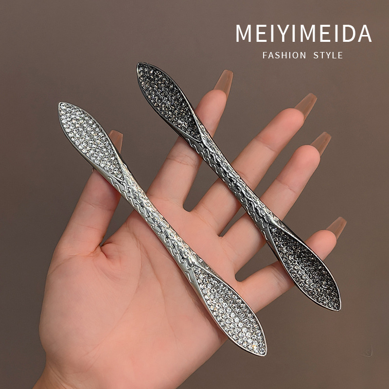 Luz de lujo hoja verde cabello de cabello para damas cabello de cabello