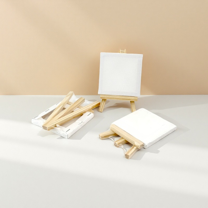 スポット卸売ミニ小さな額縁イーゼル組み合わせ diy アクリルペイント絵画子供のアート小さな絵画ボード額縁|undefined