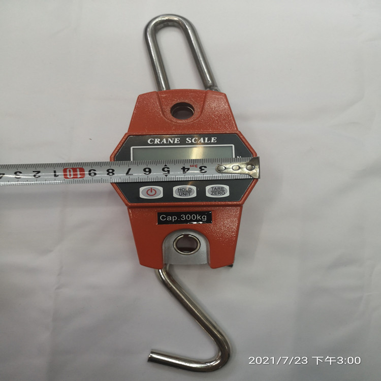 2021 báscula electrónica portátil báscula de gancho báscula de equipaje báscula de suspensión 300 kg exportación