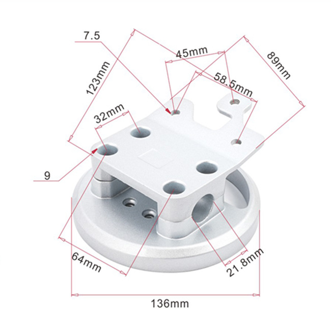Suitable for electric car motorcycle accessories calf pressure block steering handle pressure seat handlebar faucet fixed seat pressure block