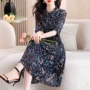 气质中年夏季妈妈连衣裙