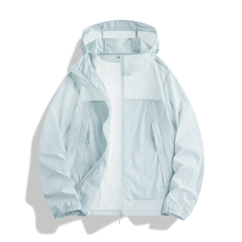 Outdoor Mountain-Style Hooded Sun Protection Clothing for Men and Women in Summer Upf50+ Anti-Ultraviolet Light and Breathable Sun Protection Clothing Jacket Outdoor Mountain-Style Hooded Sun Protection Clothing for Men and Women in Summer Upf50+ Anti-Ultraviolet Light and Breathable Sun Protection Clothing Jacket