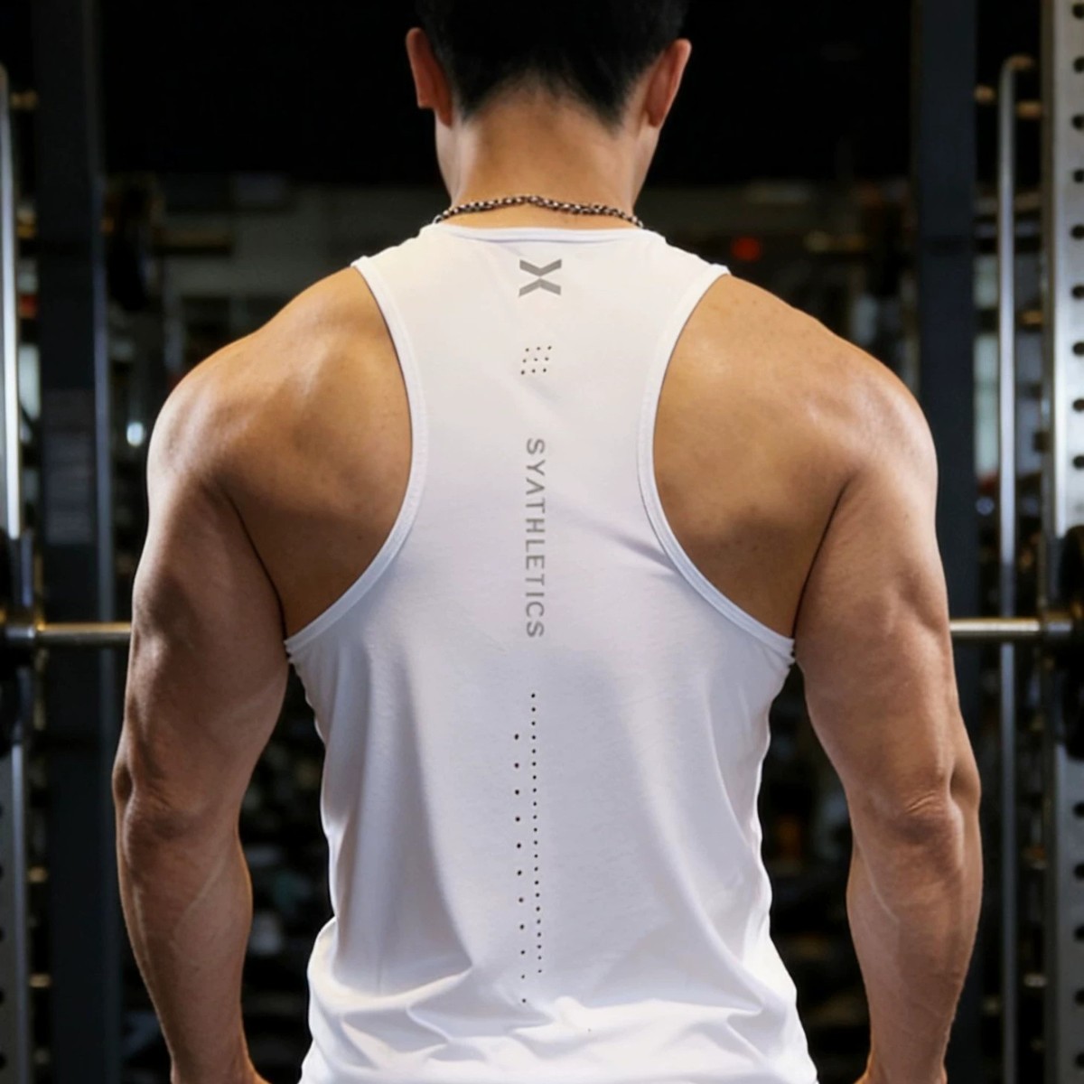New Professional Running Vest for Men, Marathon Narrow-Shoulder Quick-Dry Top, Summer Fitness Sports Sleeveless Tank Top T-Shirt