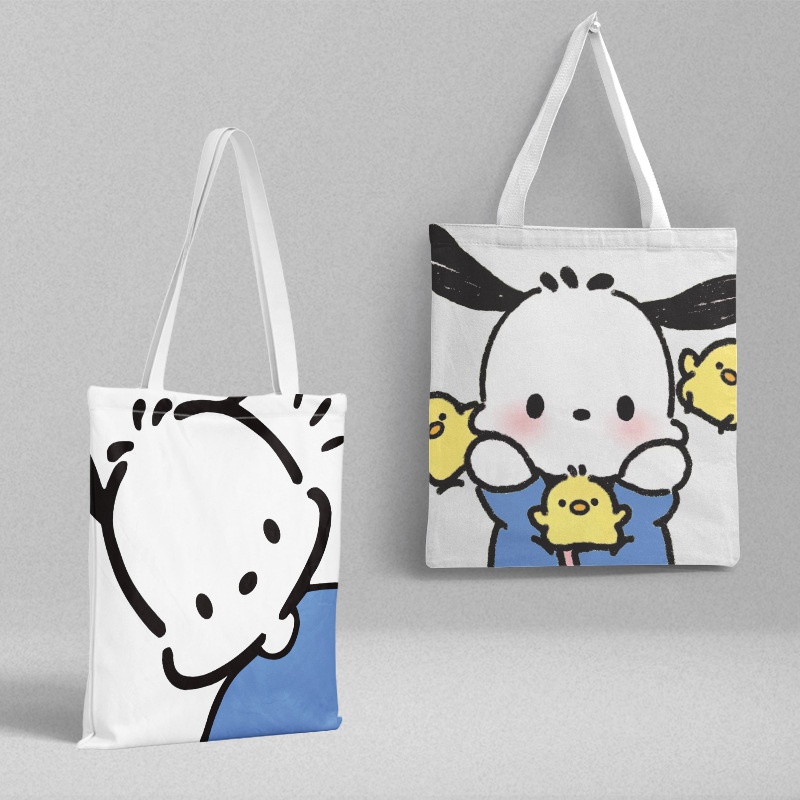 Bolsa de lona Sanli Gull pequeña fresca y simple estilo ins versión coreana hermosa bolsa de hombro bolsa de compras portátil al por mayor