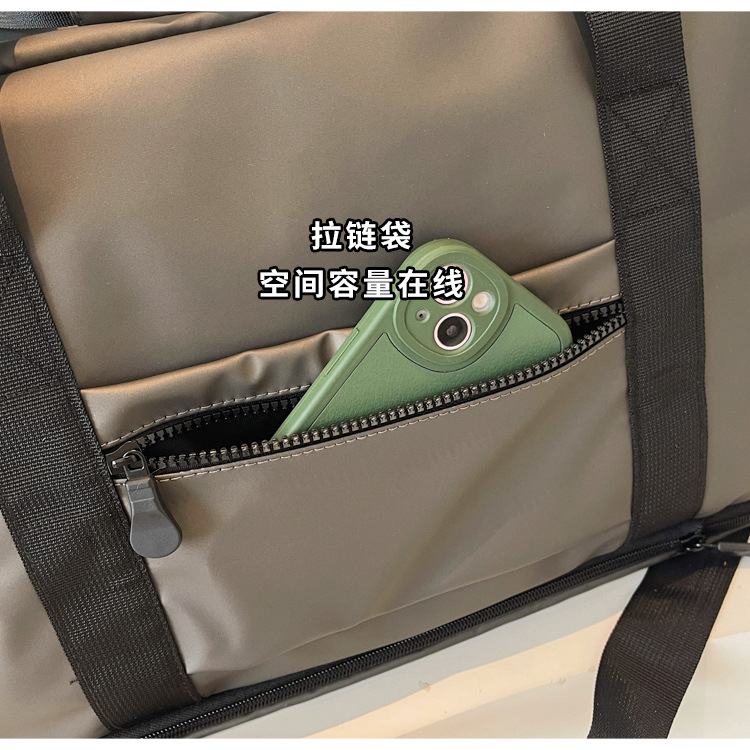 Großvolumige Kurztransport-Reisetasche, tragbar, Geschäftsreise, Tourismus, Bordgepäck, erweiterbar, Reisetasche, wasserdicht, dual-use nass und trocken, Fitness, 20