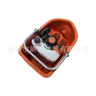 二冲程小坦船式抽水泵喷灌机农用漂浮灌溉高扬程挖藕汽油船抽水机