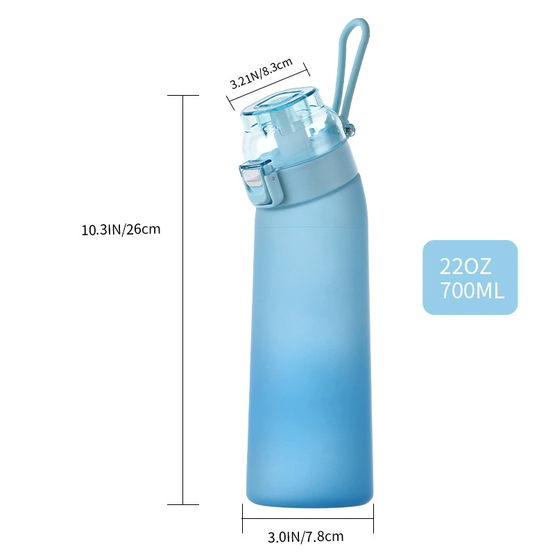 Sports Water Bottle Amazon 650 ml, Flip Lid with Carry Strap, Fruit Design Colors
