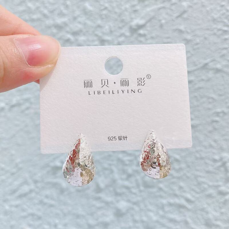 Liyin/Libeliying S925 シルバー針 C タイプイヤリングハイエンドファッション個性ニッチイヤリング女性のためのヨーロッパとアメリカの INS|undefined