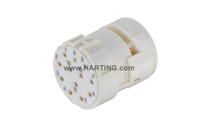 Harting浩亭 09151123101 M23 12 Female -C 圆形连接器 母头FC